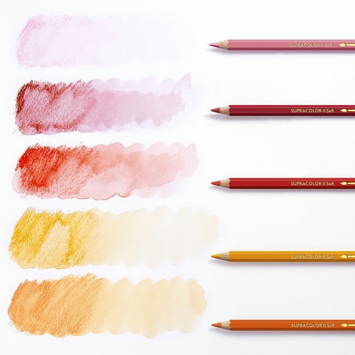 Crayon de couleur aquarellable Supracolor Coffret bois 120 pièces - Caran d'Ache - Rougier et Plé