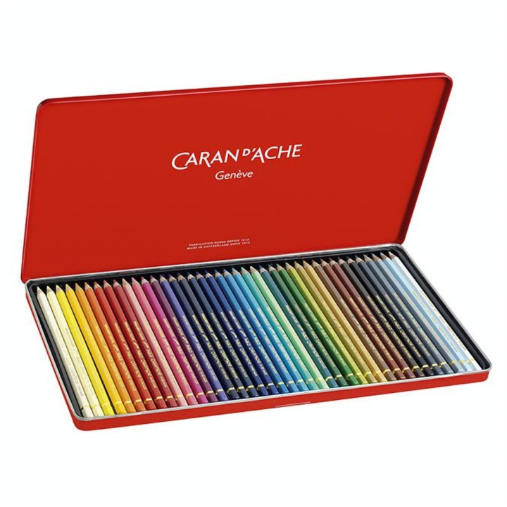 Crayon de couleur Pablo Boîte métal 40 pièces - Caran d'Ache - Rougier et Plé