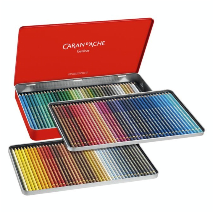 Crayon de couleur Pablo Boîte métal 120 pièces - Caran d'Ache - Rougier et Plé