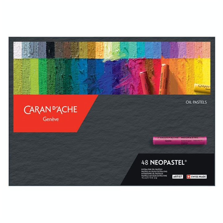 Pastel à l'huile Néopastel Boîte carton 48 pièces - Caran d'Ache - Rougier et Plé