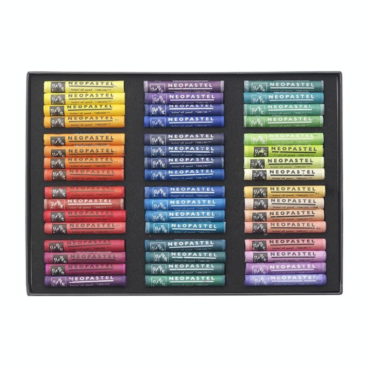 Pastel à l'huile Néopastel Boîte carton 96 pièces - Caran d'Ache - Rougier et Plé