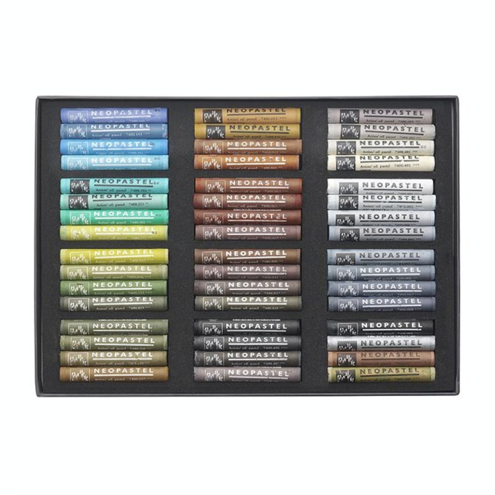Pastel à l'huile Néopastel Boîte carton 96 pièces - Caran d'Ache - Rougier et Plé