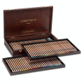 Crayon de couleur Luminance 6901 Coffret brois 84 pièces - Caran d'Ache - Rougier et Plé