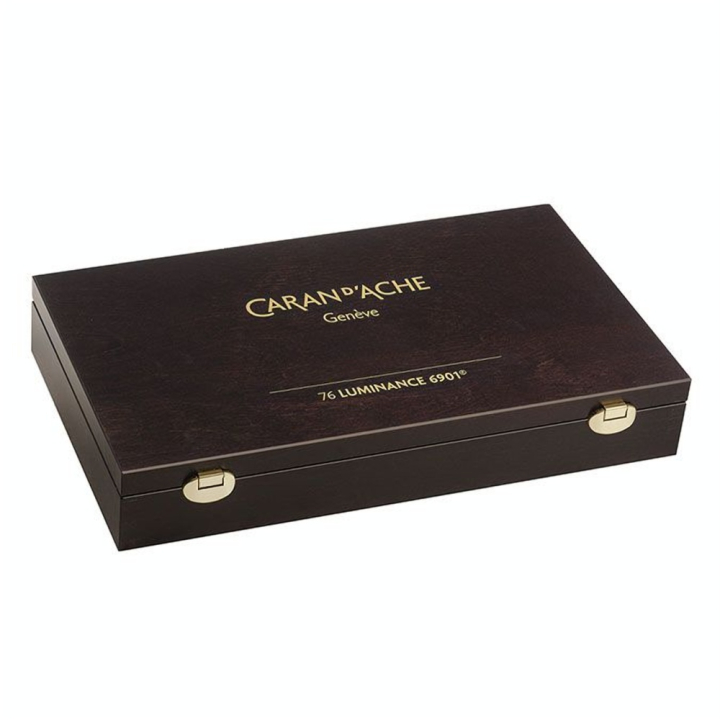 Crayon de couleur Luminance 6901 Coffret brois 84 pièces - Caran d'Ache - Rougier et Plé