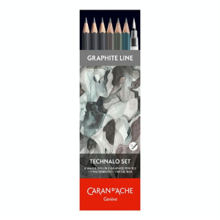 Crayon graphite aquarellable Technalo 7 pièces - Caran d'Ache - Rougier et Plé