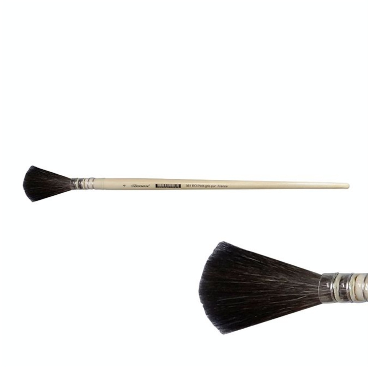 Pinceau à brèche petit-gris pur n°2 361RO - Léonard - Rougier et Plé