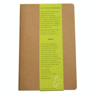 Carnet de voyage 140 g/m² 13,5 x 21 cm 2 pcs - Hahnemühle - Rougier et Plé