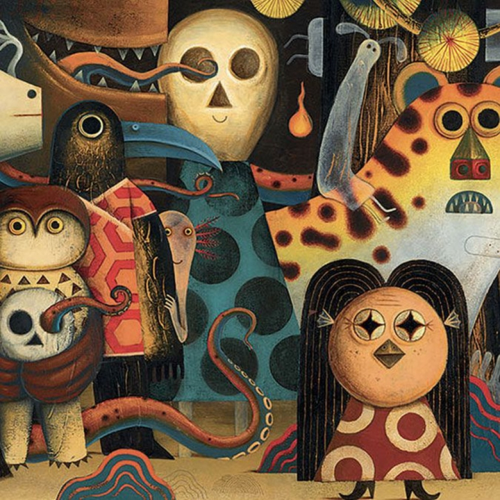 Puzzles Gallery Yokai 500 pcs - Djeco - Rougier et Plé
