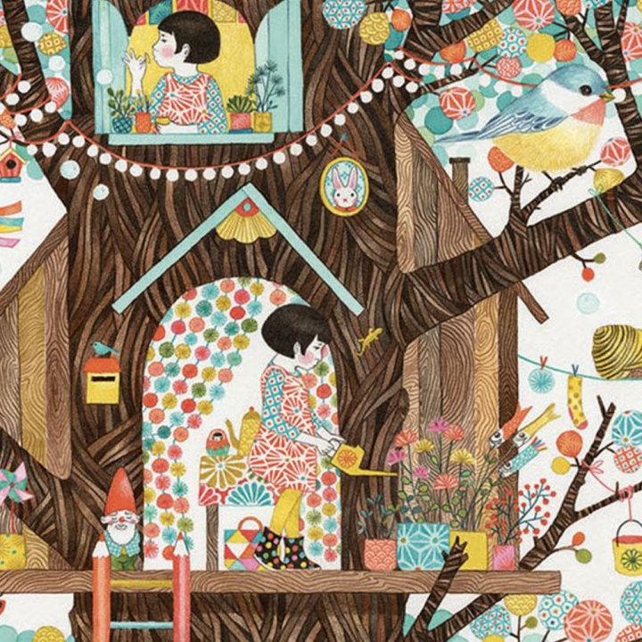 Puzzles Gallery Tree house 200 pcs - Djeco - Rougier et Plé