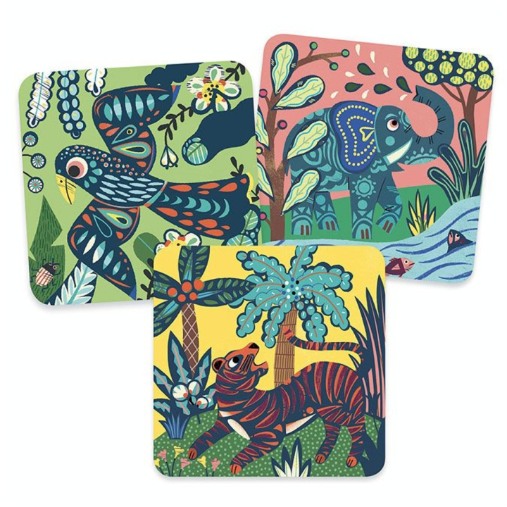 Cartes à gratter des petits Grosses bêtes - Djeco - Rougier et Plé