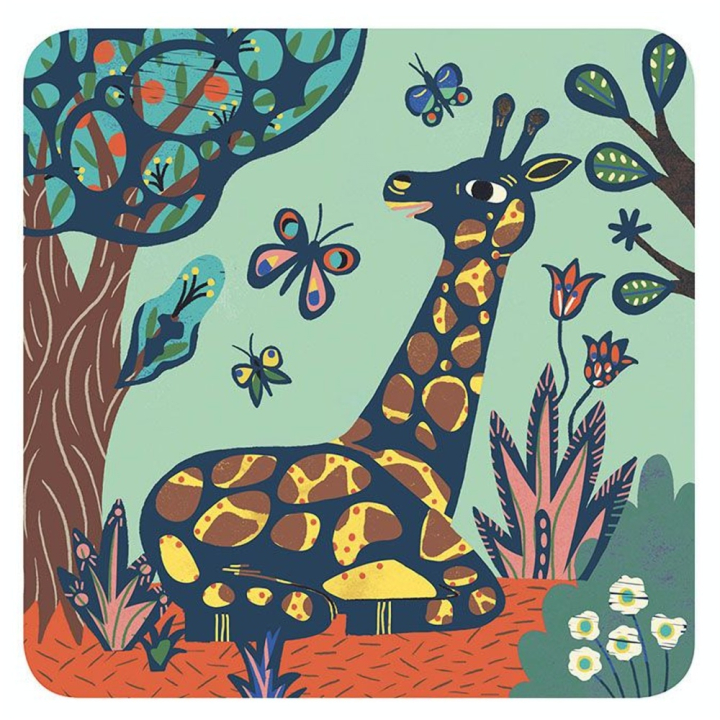 Cartes à gratter des petits Grosses bêtes - Djeco - Rougier et Plé