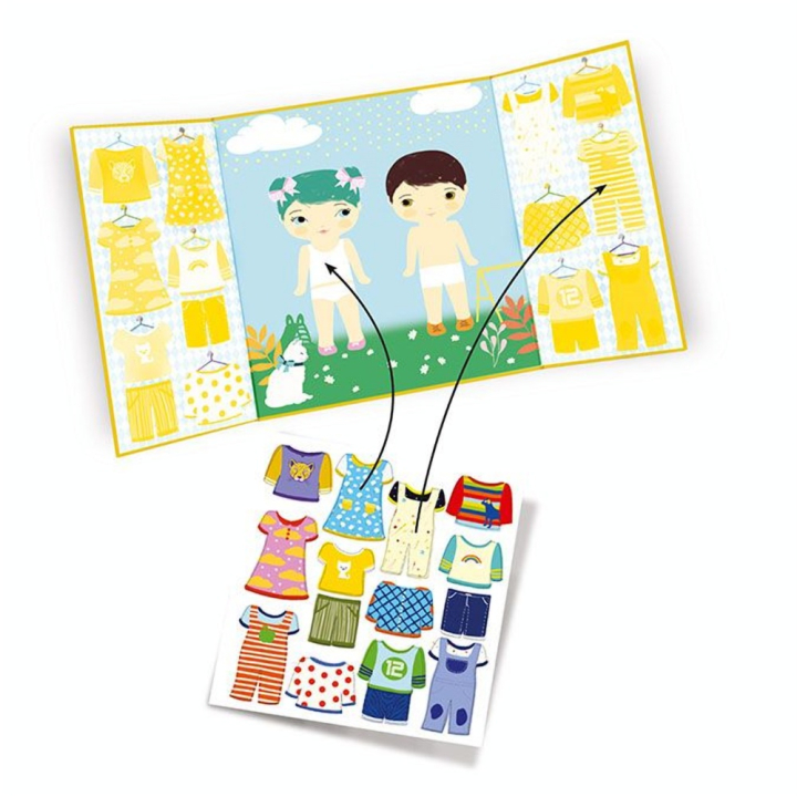 Stickers des petits Les habits - Djeco - Rougier et Plé