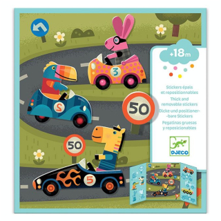 Stickers des petits Les voitures - Djeco - Rougier et Plé