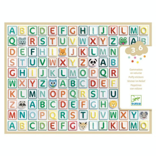 Stickers des petits Gommettes alphabet - Djeco - Rougier et Plé