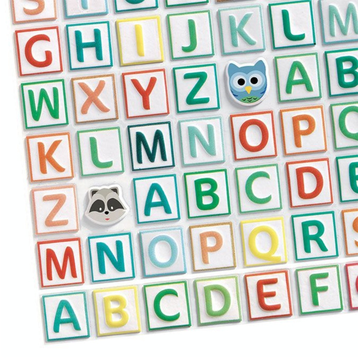 Stickers des petits Gommettes alphabet - Djeco - Rougier et Plé