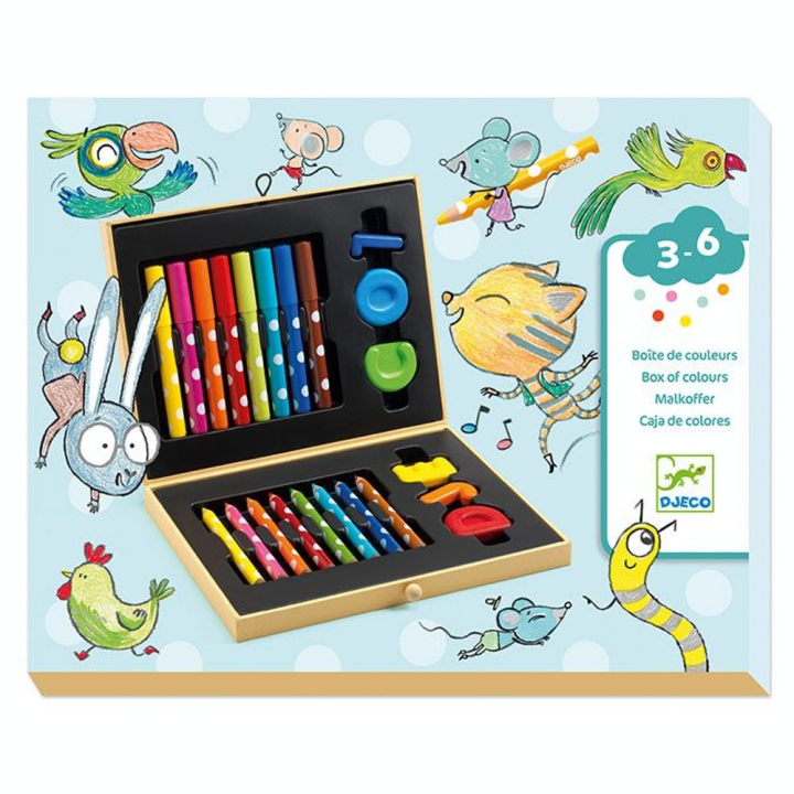 Les couleurs des petits Boite de couleurs pour les petits - Djeco - Rougier et Plé