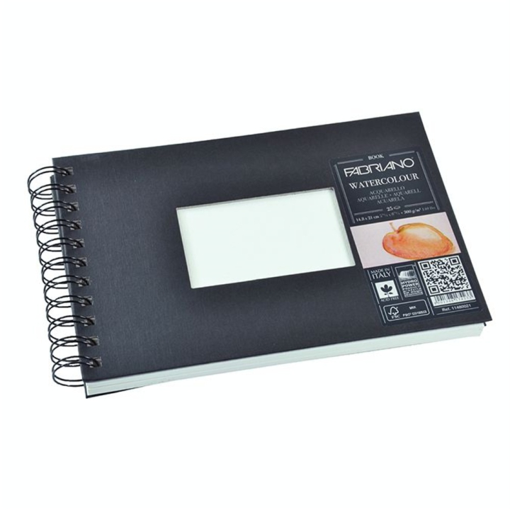 Bloc de papier 300 g/m² Grain Fin Watercolour 15 x 21 cm 25F - Fabriano - Rougier et Plé