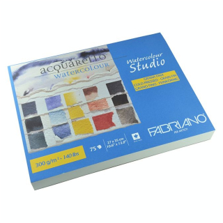 Bloc de papier 300 g/m² Grain Fin Watercolour 27 x 35 cm 75F - Fabriano - Rougier et Plé