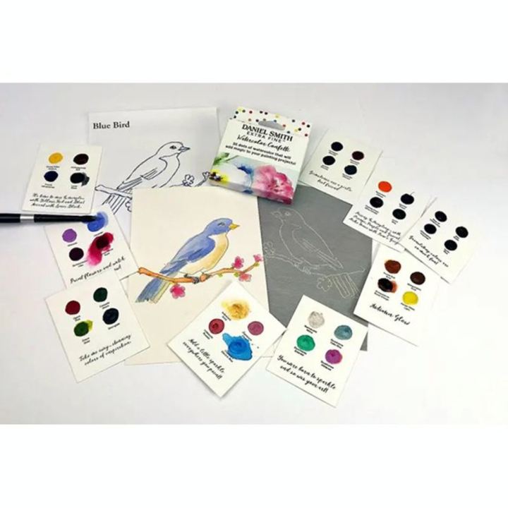 Carte nuancier d'aquarelle Set Confetti - Daniel Smith - Rougier et Plé
