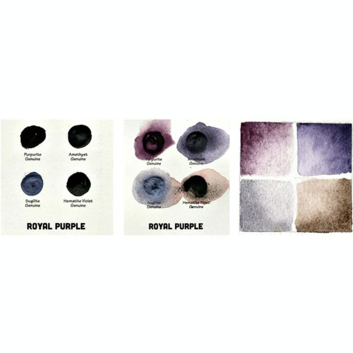 Carte nuancier d'aquarelle Set Mineral Marvels - Daniel Smith - Rougier et Plé