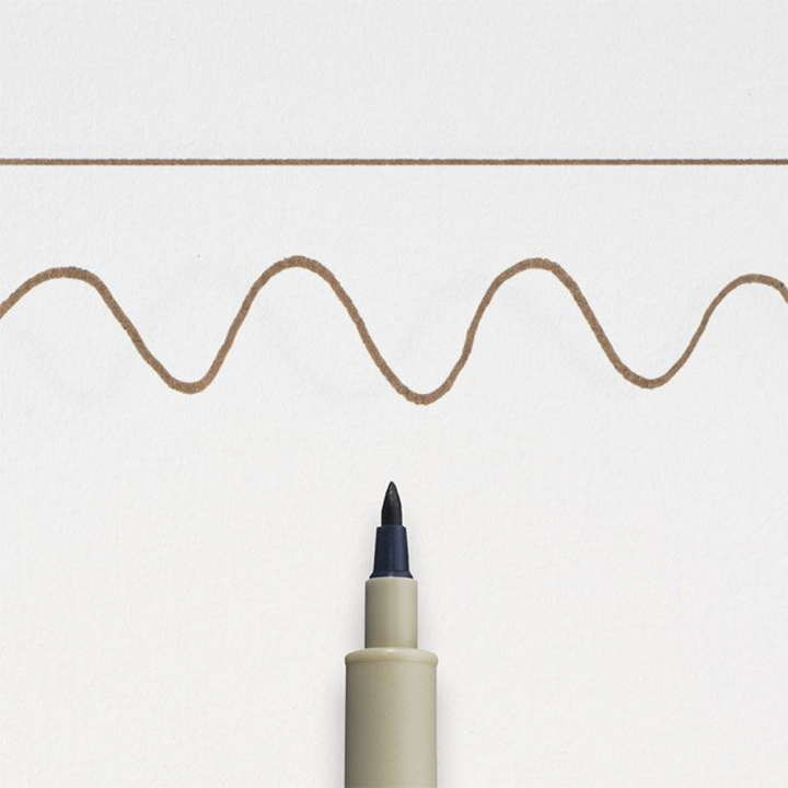 Feutre technique sépia Pigma Graphic 1 mm - Sakura - Rougier et Plé