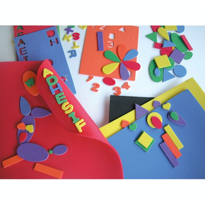 Formes en mousse Lettres et Nombres 260 pcs - Kiddi craft - Rougier et Plé