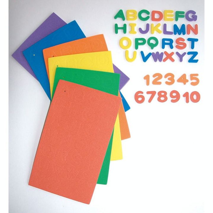Formes en mousse Lettres et Nombres 260 pcs - Kiddi craft - Rougier et Plé