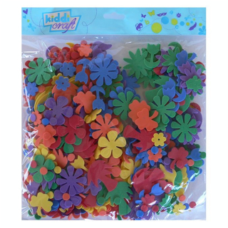 Formes en mousse Fleurs 500 pcs - Kiddi craft - Rougier et Plé