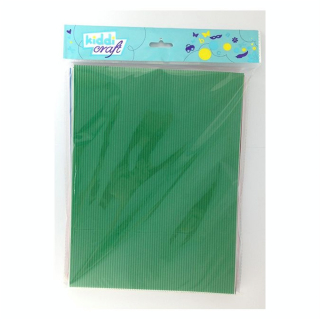 Mousse ondulée 21 x 27,5 cm 10 planches - Kiddi craft - Rougier et Plé