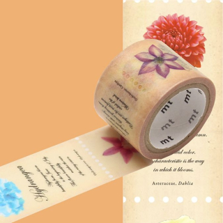 Masking Tape fab Prédécoupé Fleurs 25 mm x 3 m - Masking Tape mt - Rougier et Plé