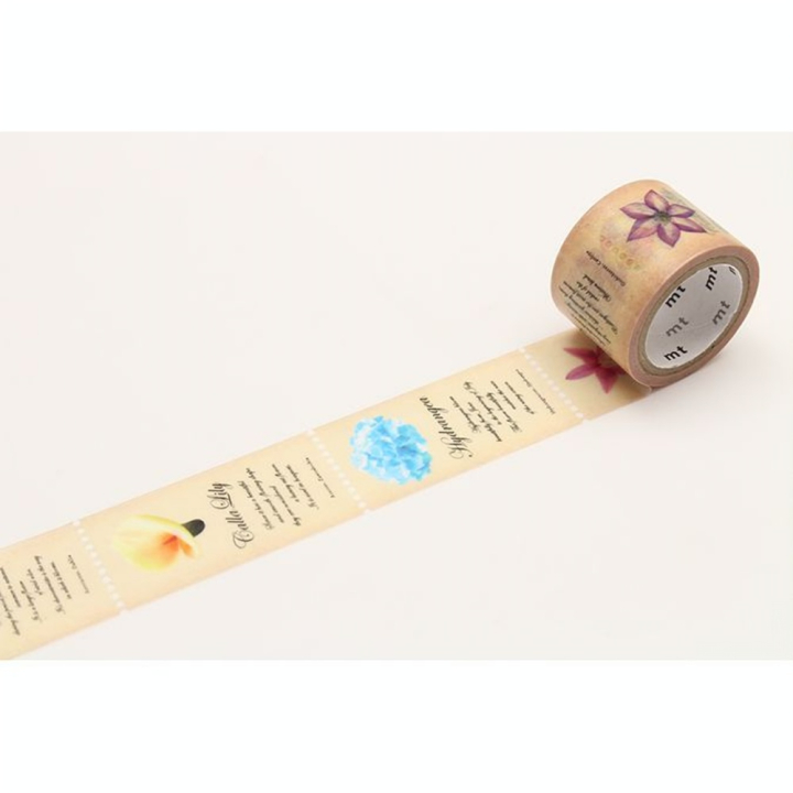 Masking Tape fab Prédécoupé Fleurs 25 mm x 3 m - Masking Tape mt - Rougier et Plé