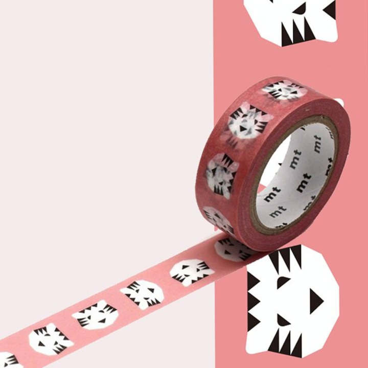 Masking Tape Papier tigre rose 15 mm x 7 m - Masking Tape mt - Rougier et Plé