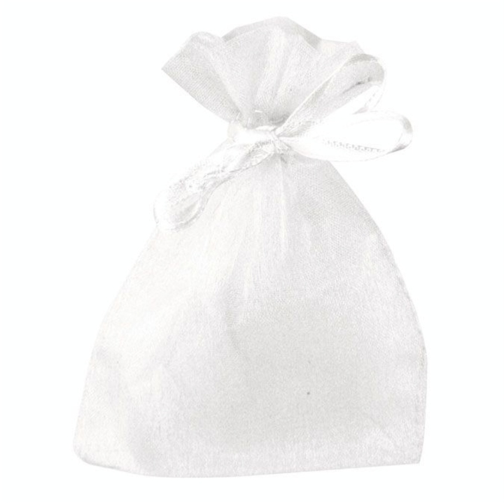 Sachet en organdi Blanc 7,5 x 10 cm - Rayher - Rougier et Plé