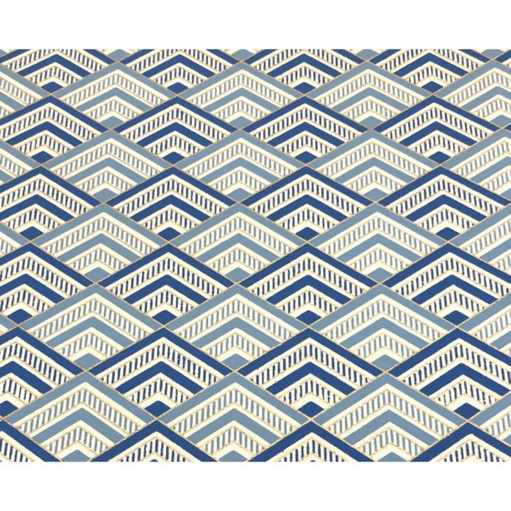 Papier indien 50 x 70 cm 120 g/m² Niche & Bleu - Esprit Papier - Rougier et Plé