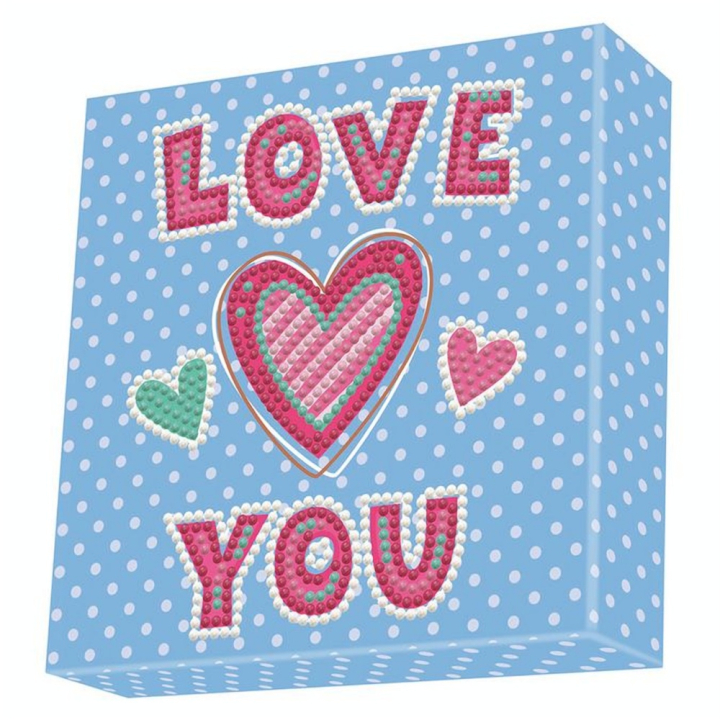 Broderie Diamant kit Dotz Box Enfant débutant Love you - Diamond Dotz - Rougier et Plé