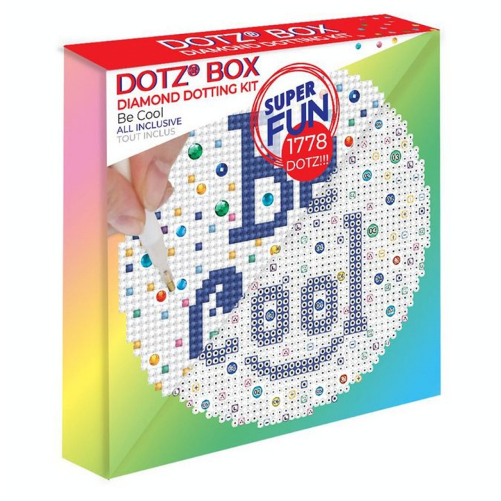 Broderie Diamant kit Dotz Box Enfant débutant Be cool - Diamond Dotz - Rougier et Plé