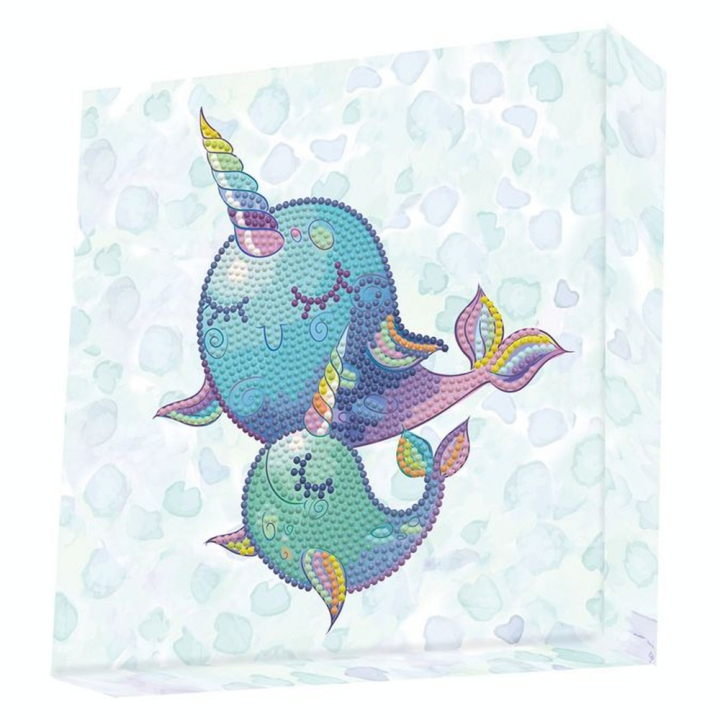 Broderie Diamant kit Dotz Box Enfant débutant Narwhal dreams - Diamond Dotz - Rougier et Plé