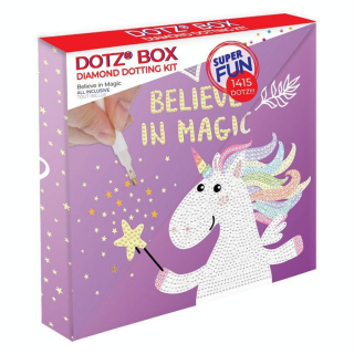 Broderie Diamant kit Dotz Box Enfant débutant Believe in magic - Diamond Dotz - Rougier et Plé