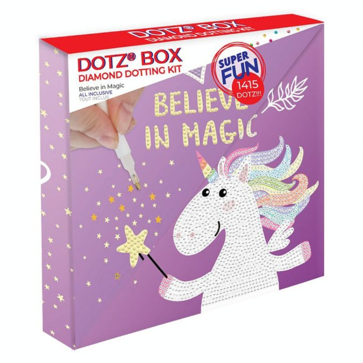 Broderie Diamant kit Dotz Box Enfant débutant Believe in magic - Diamond Dotz - Rougier et Plé