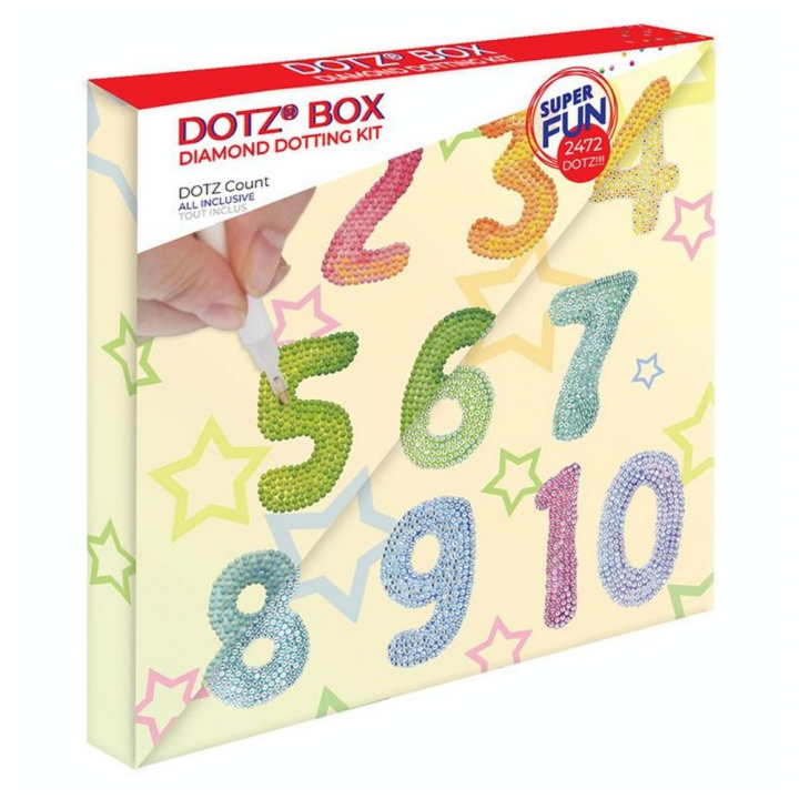 Broderie Diamant kit Dotz Box Enfant débutant 1,2,3 - Diamond Dotz - Rougier et Plé