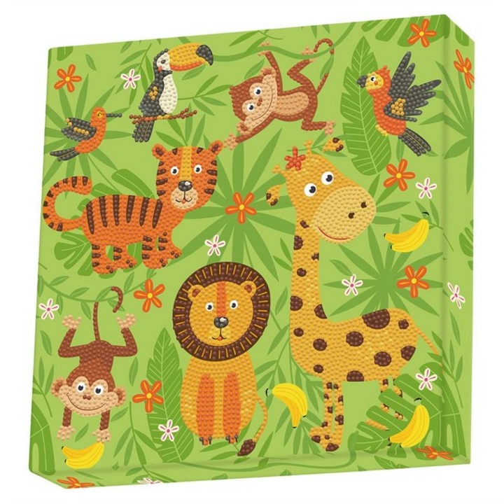 Broderie Diamant kit Dotz Box Enfant débutant Jungle - Diamond Dotz - Rougier et Plé