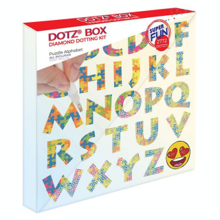 Broderie Diamant kit Dotz Box Enfant débutant Alphabet - Diamond Dotz - Rougier et Plé