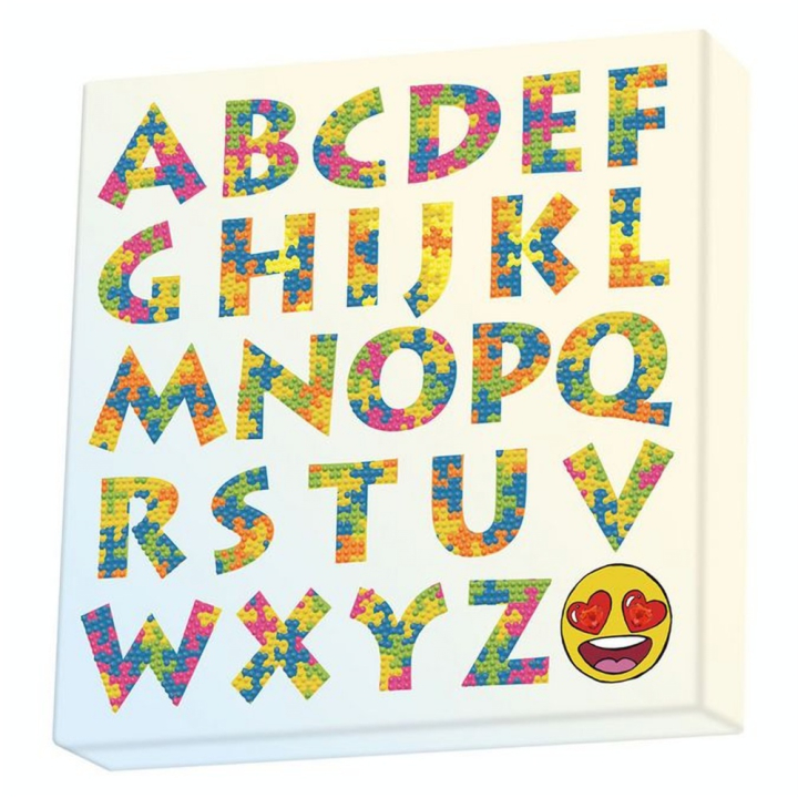 Broderie Diamant kit Dotz Box Enfant débutant Alphabet - Diamond Dotz - Rougier et Plé