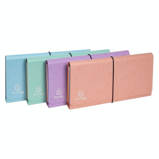 Pochette trieur carte multicolore 6 compartiments Aquarel 26 x 13 cm - Exacompta - Rougier et Plé