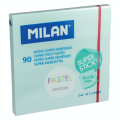 Bloc-notes super adhésives bleu Pastel 76 x 76 mm 90 pcs - MILAN - Rougier et Plé