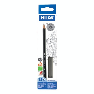 Crayons graphite triangulaires H 12 pcs - MILAN - Rougier et Plé