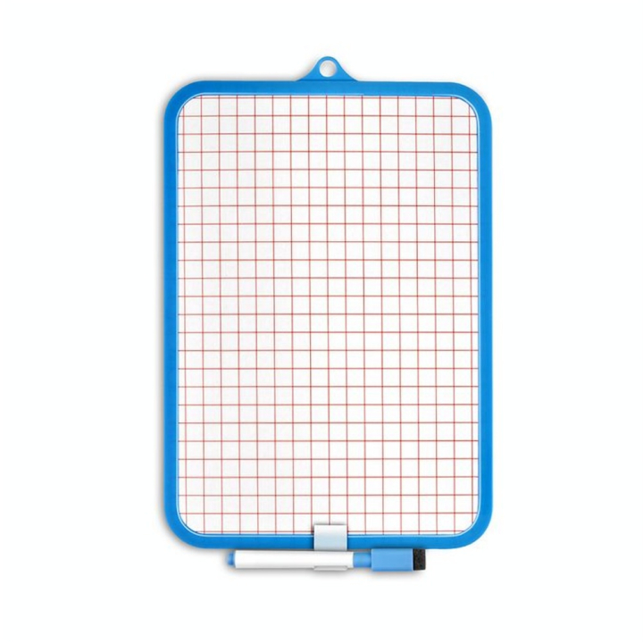 Ardoise blanche 1 face quadrillée séyès 18,5 x 26 cm - Wonday - Rougier et Plé