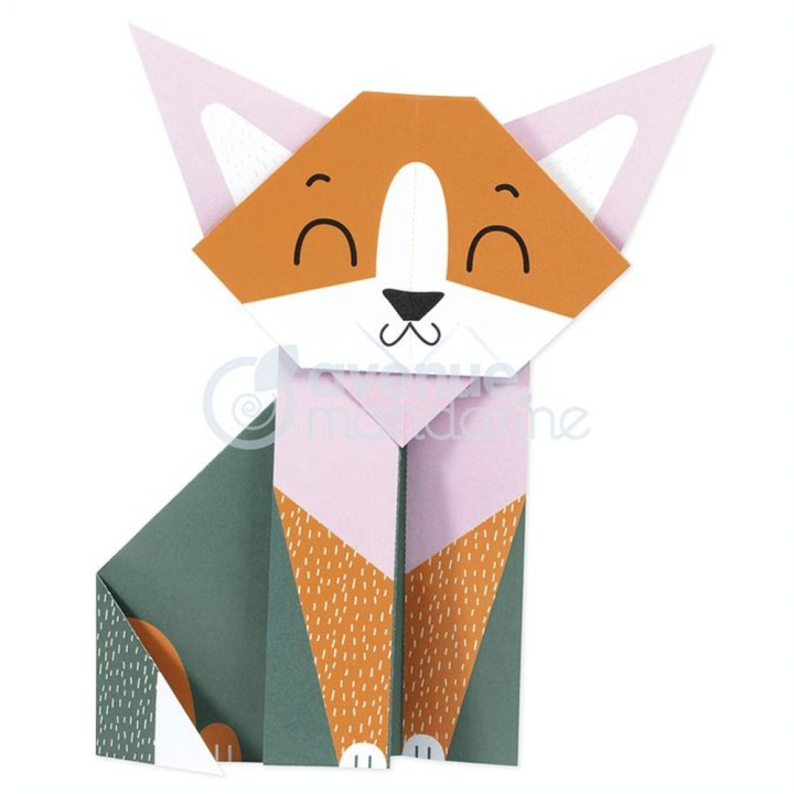 Set My Little Origami Chat 20 feuilles - Avenue Mandarine - Rougier et Plé