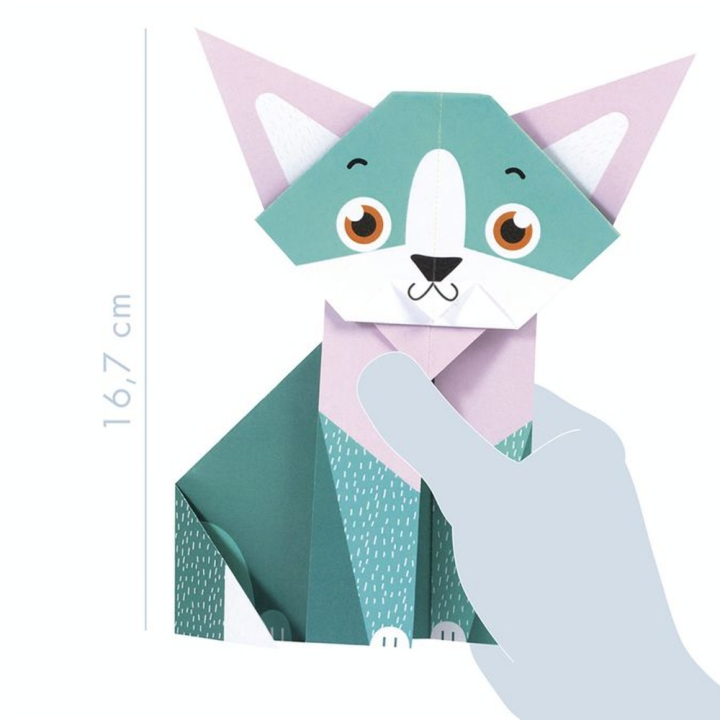 Set My Little Origami Chat 20 feuilles - Avenue Mandarine - Rougier et Plé