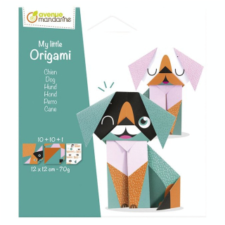 Set My Little Origami Chien 20 feuilles - Avenue Mandarine - Rougier et Plé